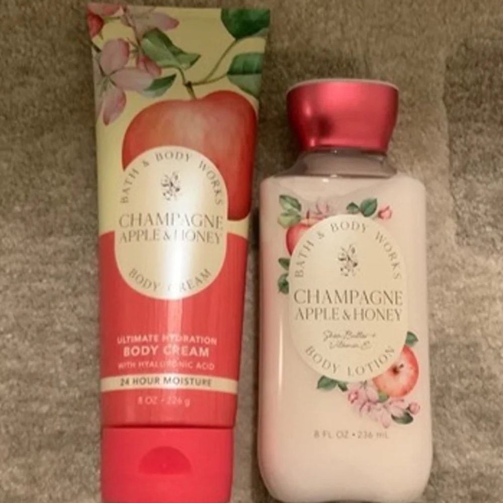 Champagne Apple and & Honey Body Cream and Lotion by Bath and Body Works